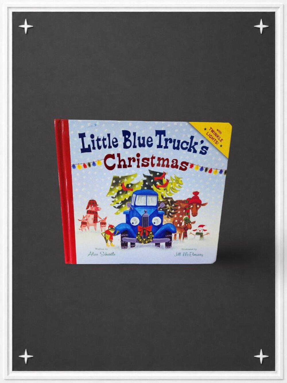 Little Blue Truck's Christmas | Children's Twinkling Board Book
